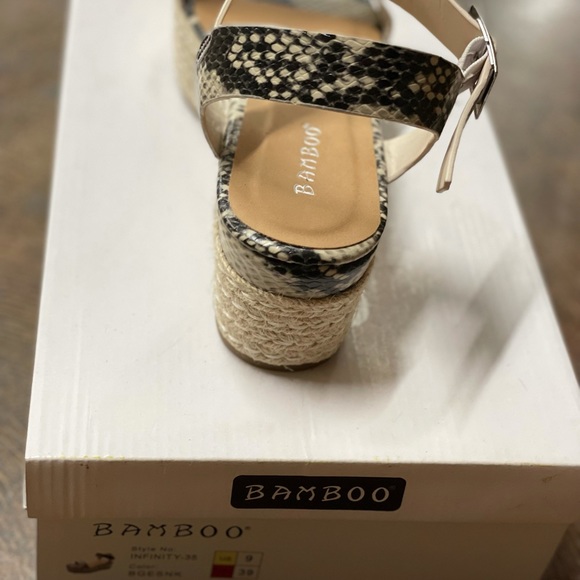 Size US 9 python bamboo platforms - Picture 2 of 2